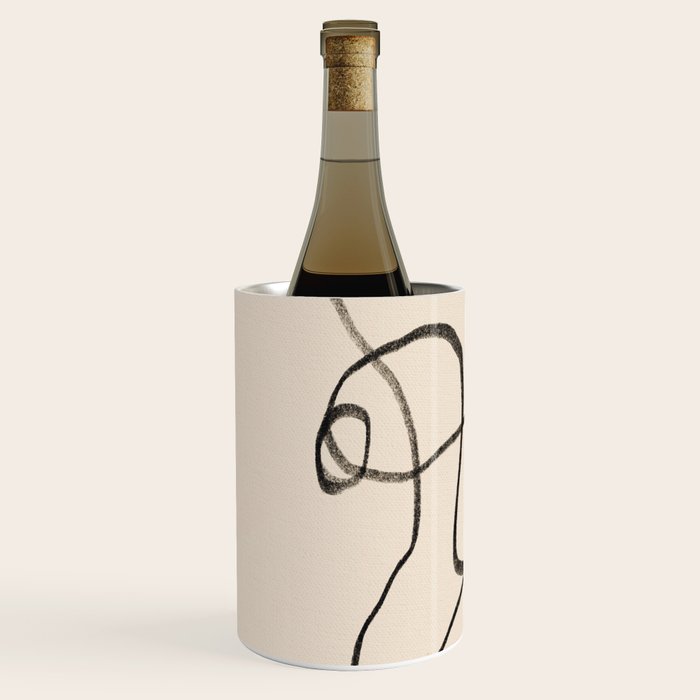 Line art nude surrealism Wine Chiller Gallery Image 2
