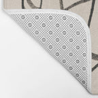 Line art nude surrealism Bath Mat Gallery Image 2