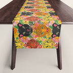 Maximalist Jungle Tiger Cheetah Leopard and Jaguar Table Runner Gallery Image 1