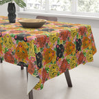 Maximalist Jungle Tiger Cheetah Leopard and Jaguar Tablecloth Gallery Image 3