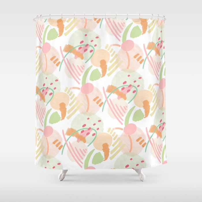 Abstract Spring  Shower Curtain Gallery Image 1