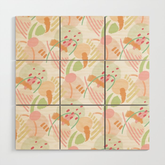 Abstract Spring  Wood Wall Art Gallery Image 1