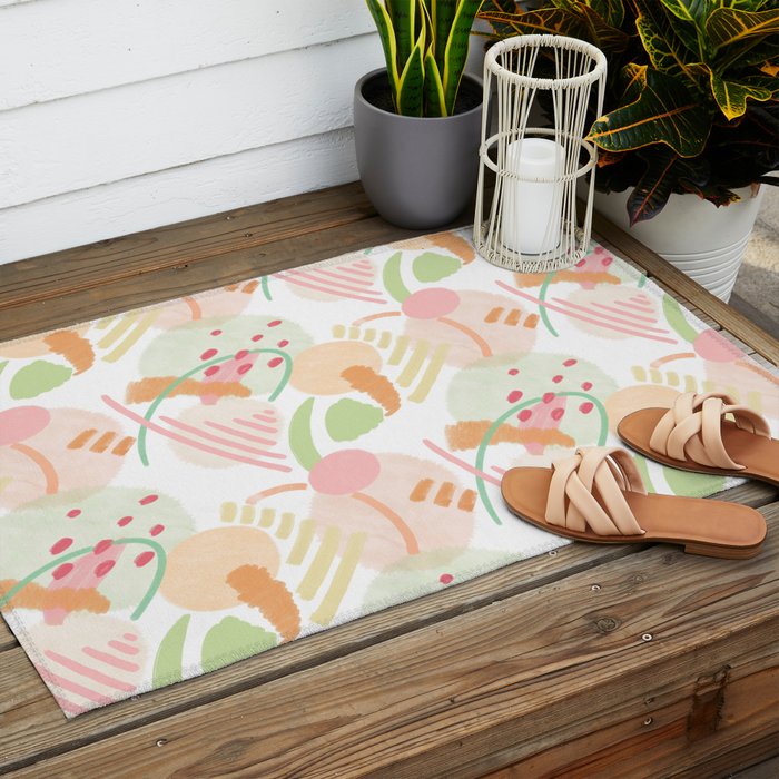 Abstract Spring  Outdoor Rug Gallery Image 2