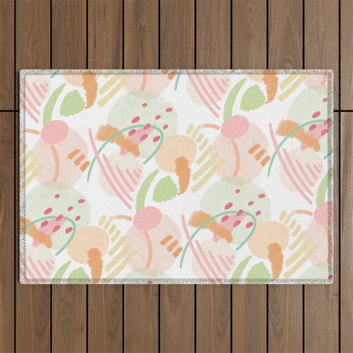 Abstract Spring  Outdoor Rug Gallery Image 1