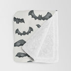 Little Boo Bats Throw Blanket Gallery Image 3