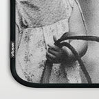 The Happiness of Little Girls and Great Danes black and white photograph Laptop Sleeve Gallery Image 3