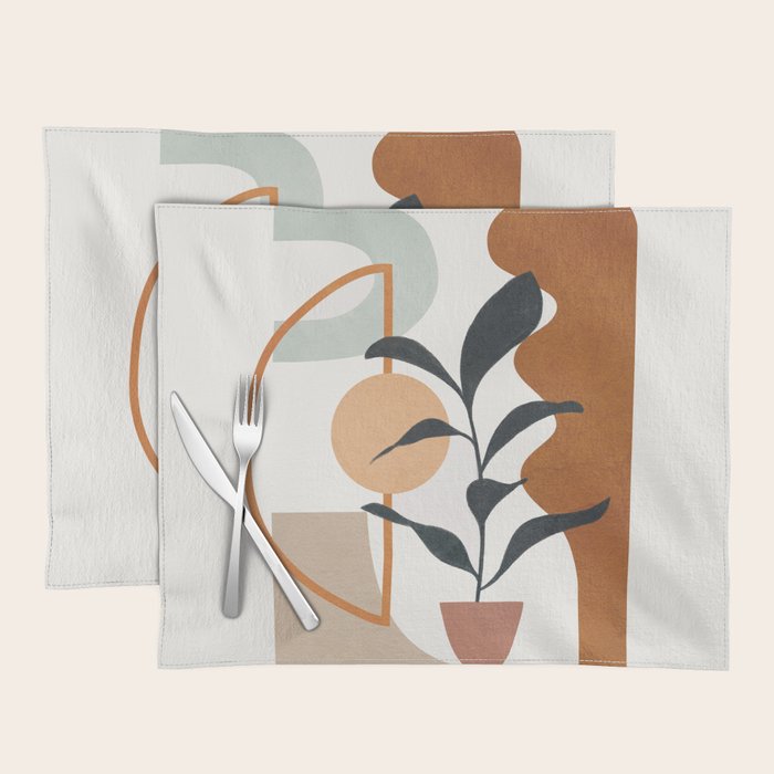 Soft Shapes VI Placemat Gallery Image 1