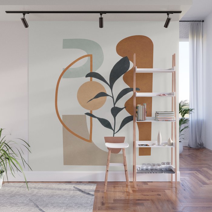 Soft Shapes VI Wall Mural Gallery Image 1