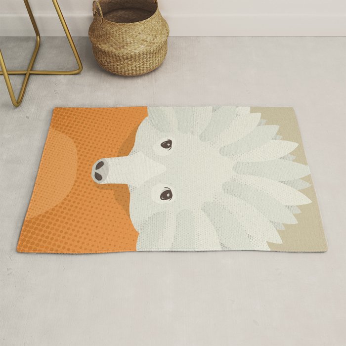 Whimsy Echidna, Animal Portrait Rug Gallery Image 1