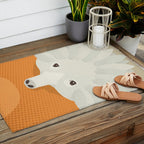 Whimsy Echidna, Animal Portrait Outdoor Rug Gallery Image 2