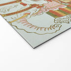 Mechanical Elephant with Festival Barge and Korean Musicians by Komatsuya Hyakki Welcome Mat Gallery Image 2