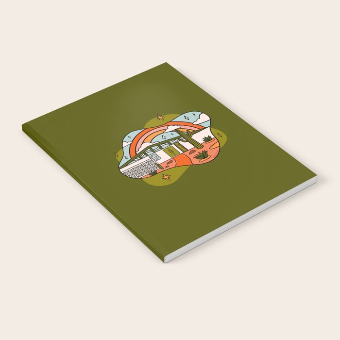 Pisces Mid Century House Notebook Gallery Image 1