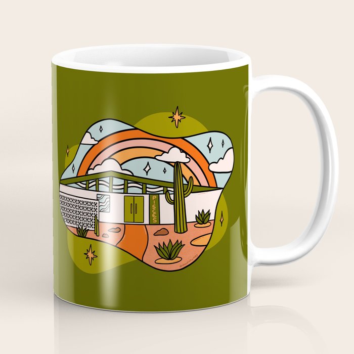 Pisces Mid Century House Coffee Mug Gallery Image 1