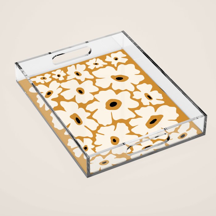 Boho botanicl summer 2 Acrylic Tray Gallery Image 1