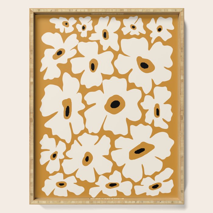 Boho botanicl summer 2 Serving Tray Gallery Image 1