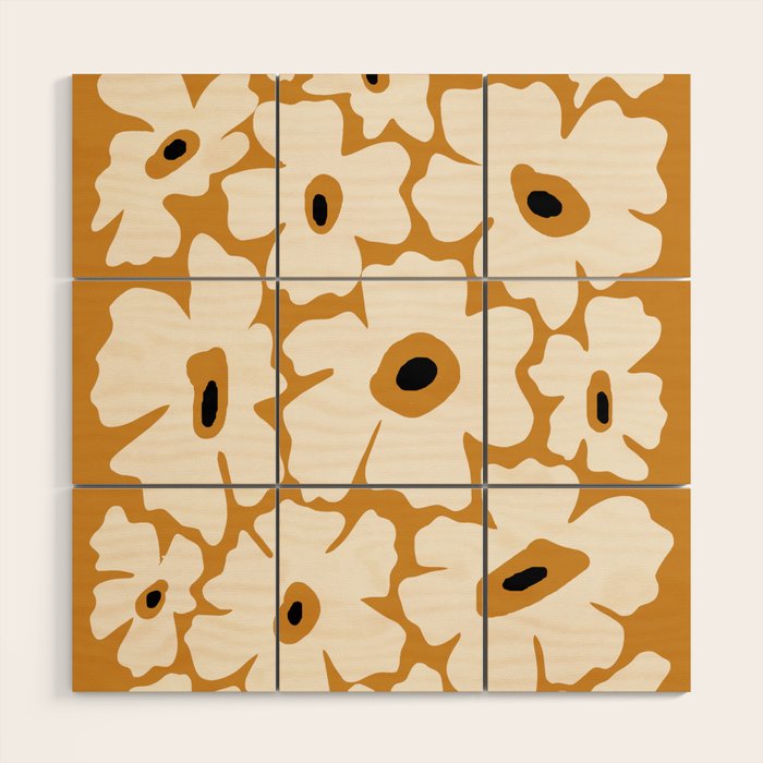Boho botanicl summer 2 Wood Wall Art Gallery Image 1