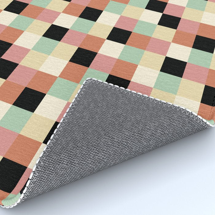 Bold Retro Checks Pattern - Small XXXIV Rug Gallery Image 4