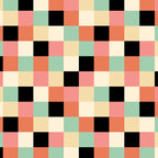 Bold Retro Checks Pattern - Small XXXIV Coffee Mug Gallery Image 2