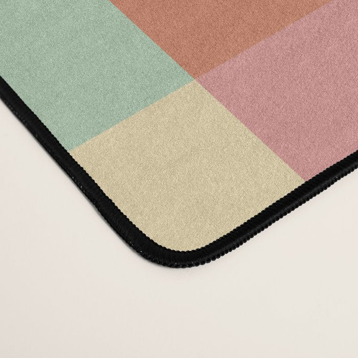 Bold Retro Checks Pattern - Small XXXIV Desk Mat Gallery Image 4