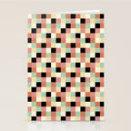 Bold Retro Checks Pattern - Small XXXIV Stationery Card Gallery Image 2