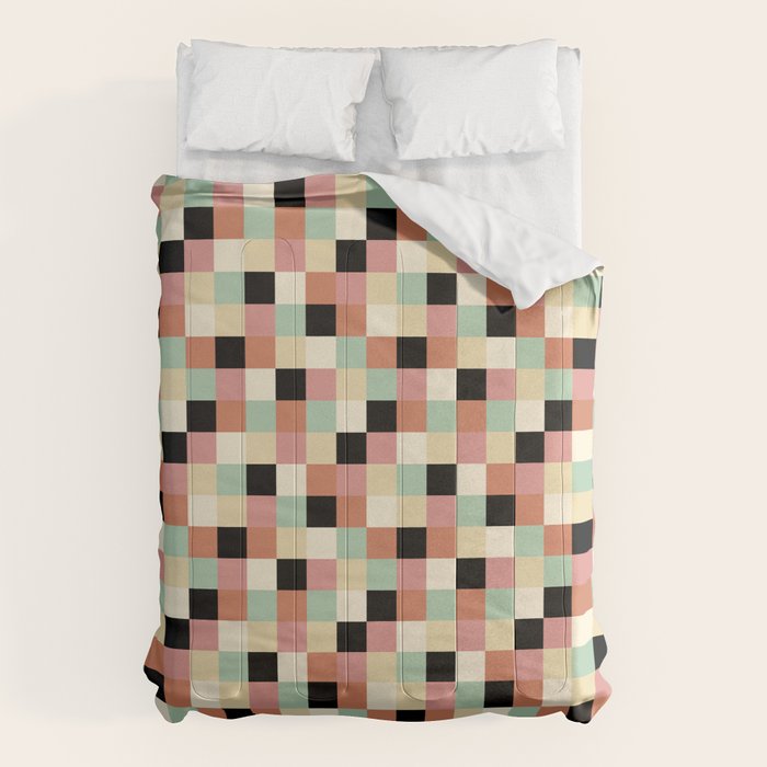 Bold Retro Checks Pattern - Small XXXIV Comforter Gallery Image 6