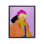 K. Thanks. Framed Canvas Print Gallery Image 6