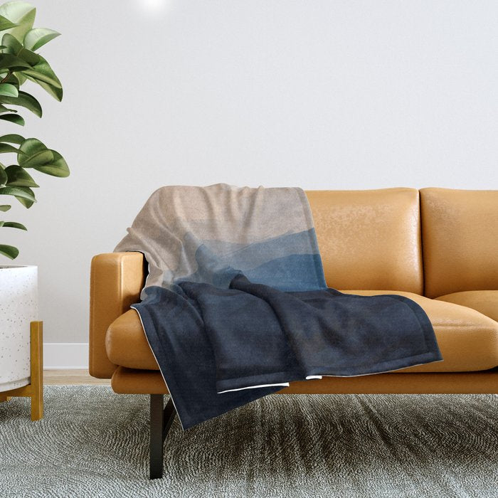 Moonlight View Throw Blanket Gallery Image 1