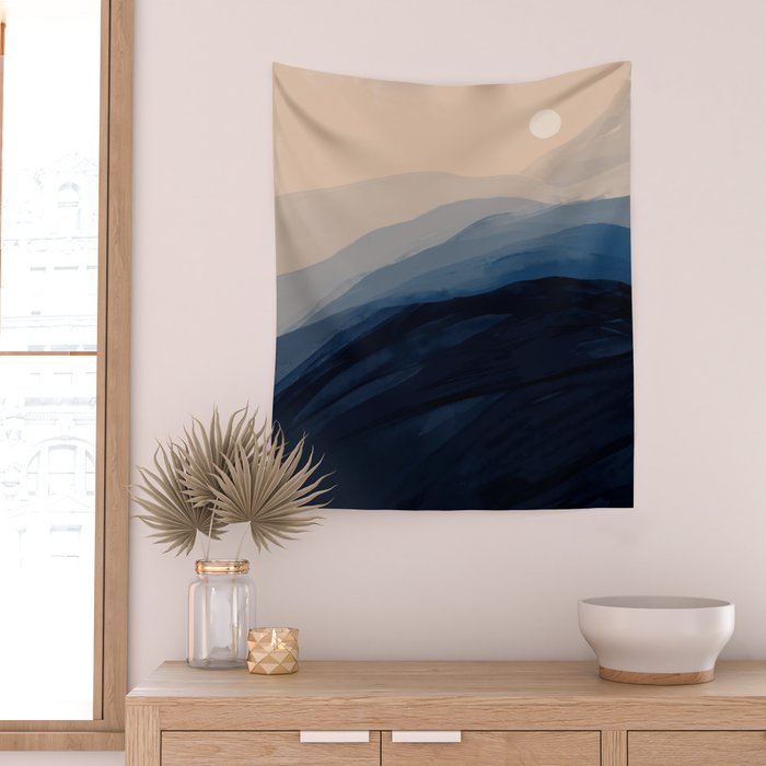 Moonlight View Wall Tapestry Gallery Image 2