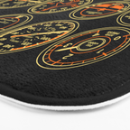 Aircraft Flight Instruments - Full Black Bath Mat Gallery Image 3