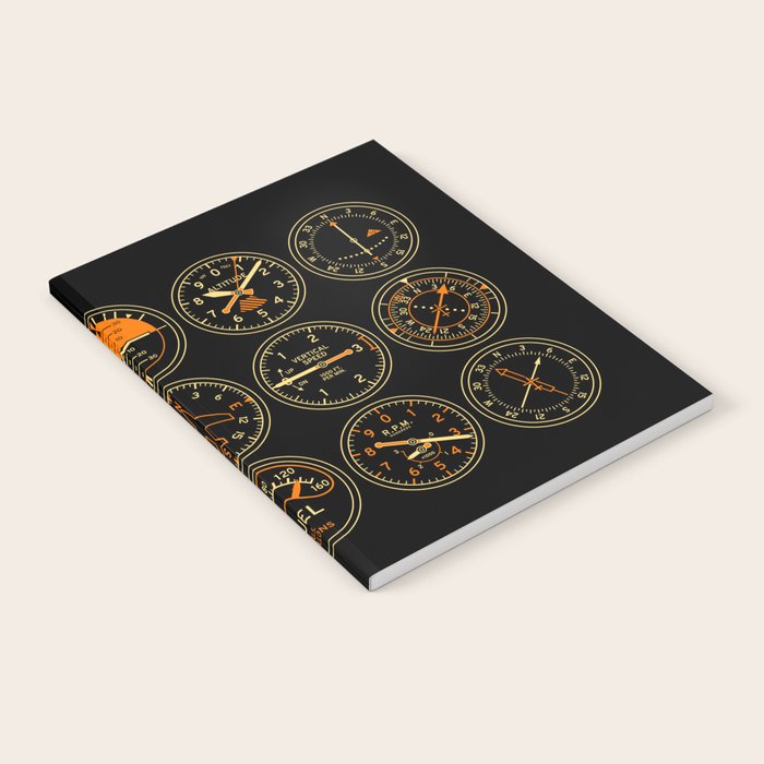 Aircraft Flight Instruments - Full Black Notebook Gallery Image 2