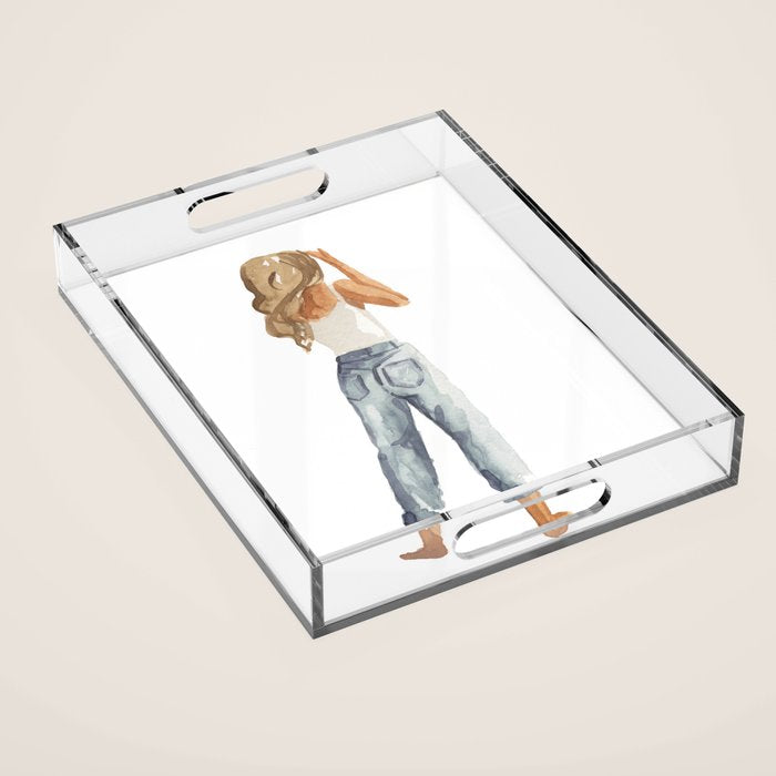 Isabella Acrylic Tray Gallery Image 1