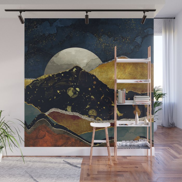 Bronze Night Wall Mural Gallery Image 1