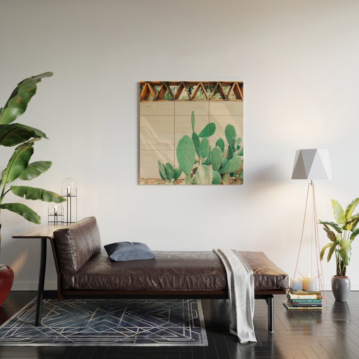 Breezy Prickly Pear  Wood Wall Art Gallery Image 2
