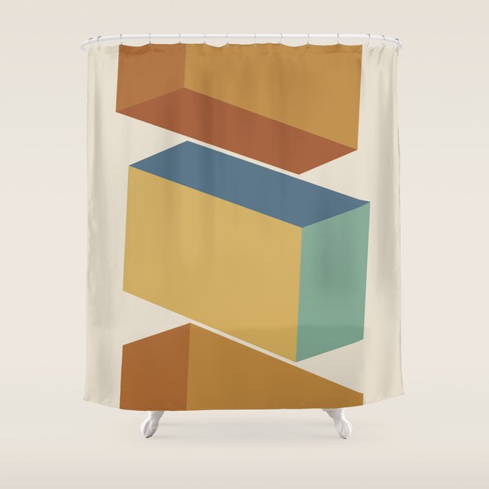 Modernist Objects VIII Shower Curtain Gallery Image 1