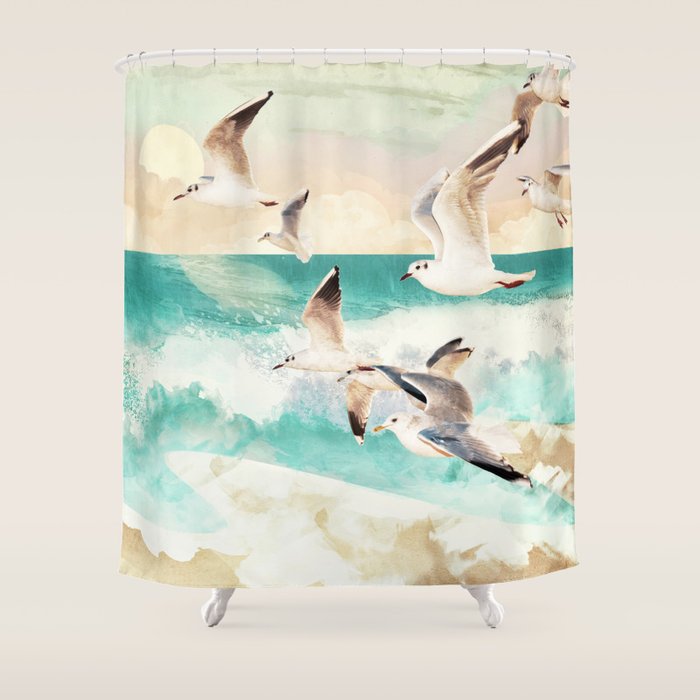 Summer Flight Shower Curtain Gallery Image 1