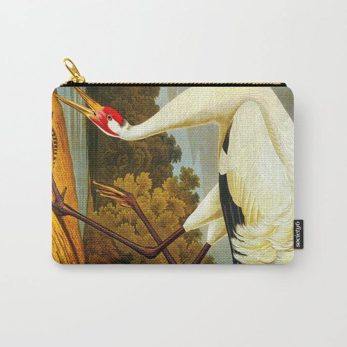 Whooping Crane Carry All Pouch Gallery Image 1