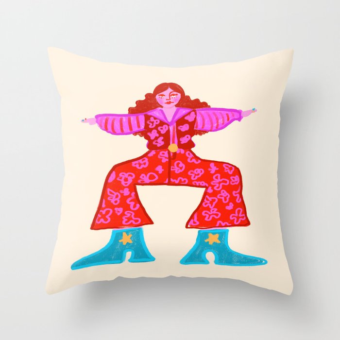 Dancing Queen Throw Pillow Gallery Image 1