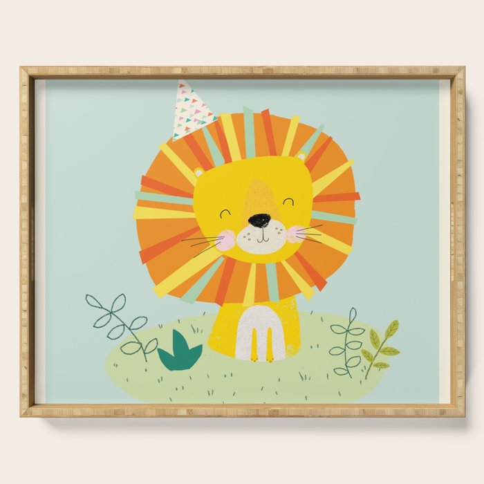 Juvenile Lion Serving Tray Gallery Image 1
