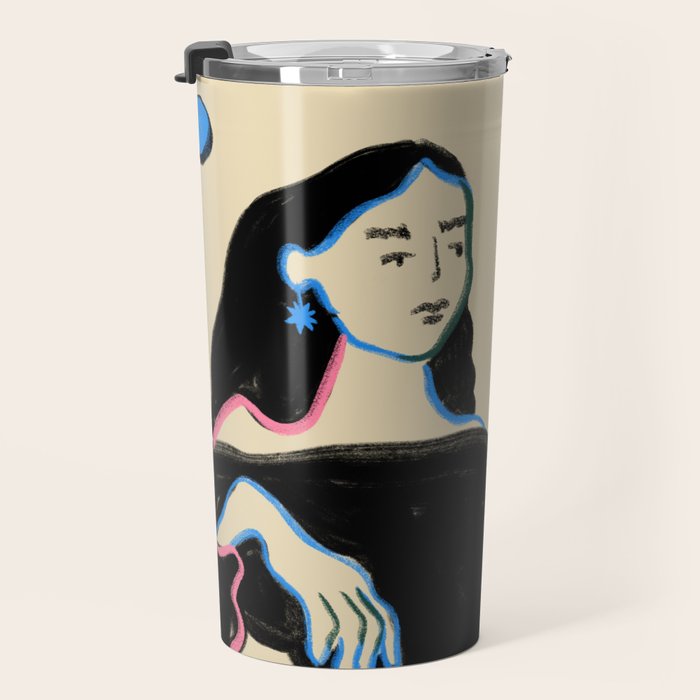 MIDNIGHT READING Travel Mug Gallery Image 3