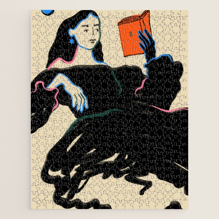 MIDNIGHT READING Jigsaw Puzzle Gallery Image 1