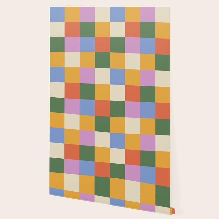 Bold Colorful Checks Pattern - Large XXXVII Wallpaper Gallery Image 2