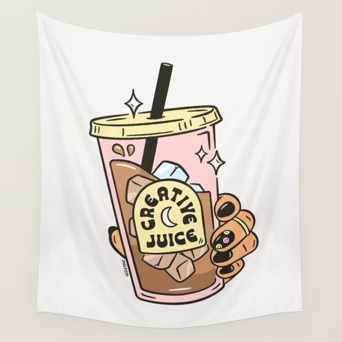 CREATIVE JUICE (LIGHT) Wall Tapestry Gallery Image 4