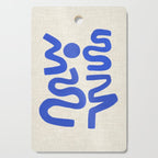 Blue Zig Wiggles Cutting Board Gallery Image 1