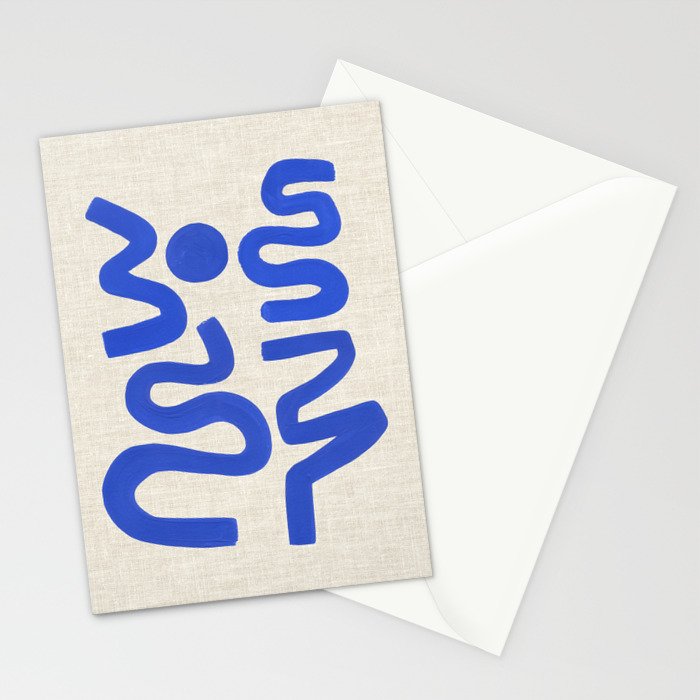 Blue Zig Wiggles Stationery Card Gallery Image 2