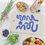 Blue Zig Wiggles Cutting Board Gallery Image 2