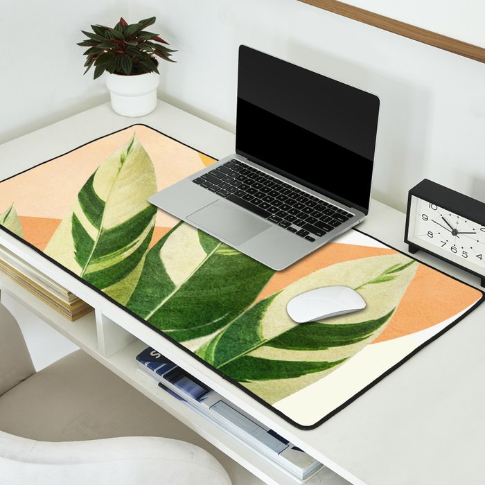 Summer Banana Leaves Desk Mat Gallery Image 2