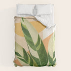 Summer Banana Leaves Duvet Cover Gallery Image 6