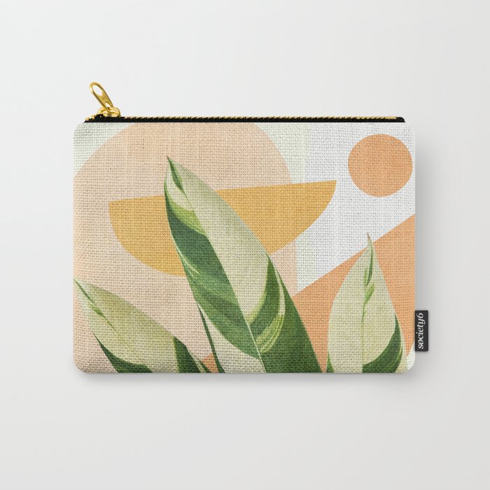 Summer Banana Leaves Carry All Pouch Gallery Image 1