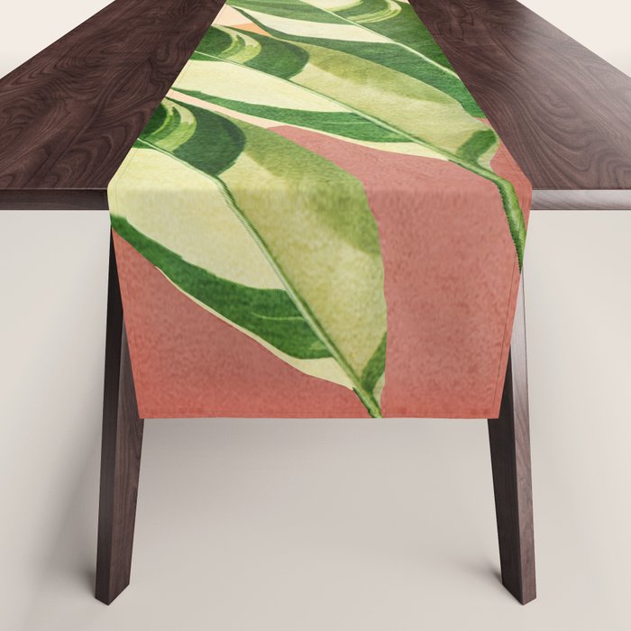 Summer Banana Leaves Table Runner Gallery Image 1