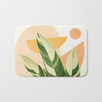 Summer Banana Leaves Bath Mat Gallery Image 1